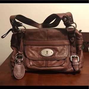 Fossil Brown Leather Purse